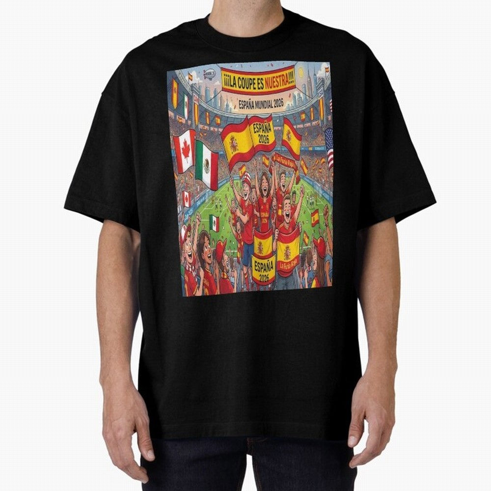 Spain World Cup 2026 - Stadium Classic T-Shirt Show Your Tournament Heart for Match Day Hype around FIFA World Cup 2026, Cristiano Ronaldo, Germany, Goal Celebration Energy, Supporter Heritage, Football Icons and Worldwide Tournament Joy; Great for