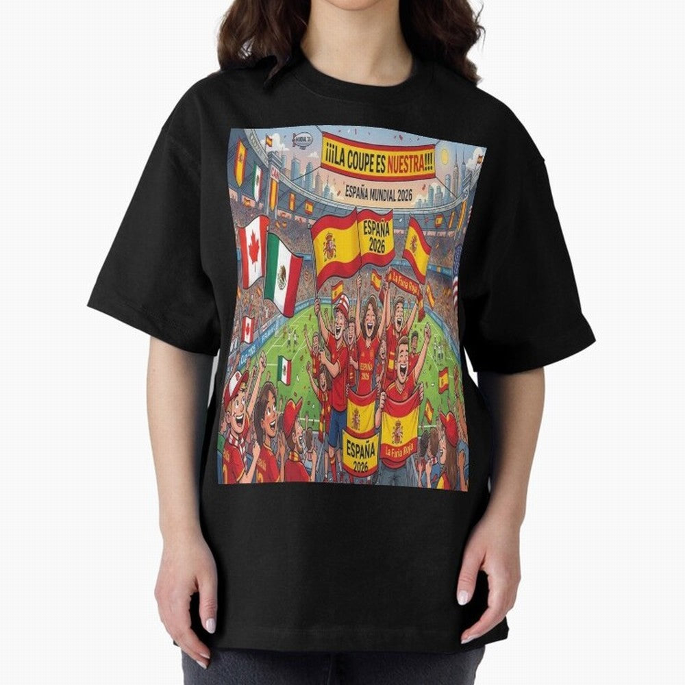 Spain World Cup 2026 - Stadium Classic T-Shirt Show Your Tournament Heart for Match Day Hype around FIFA World Cup 2026, Cristiano Ronaldo, Germany, Goal Celebration Energy, Supporter Heritage, Football Icons and Worldwide Tournament Joy; Great for
