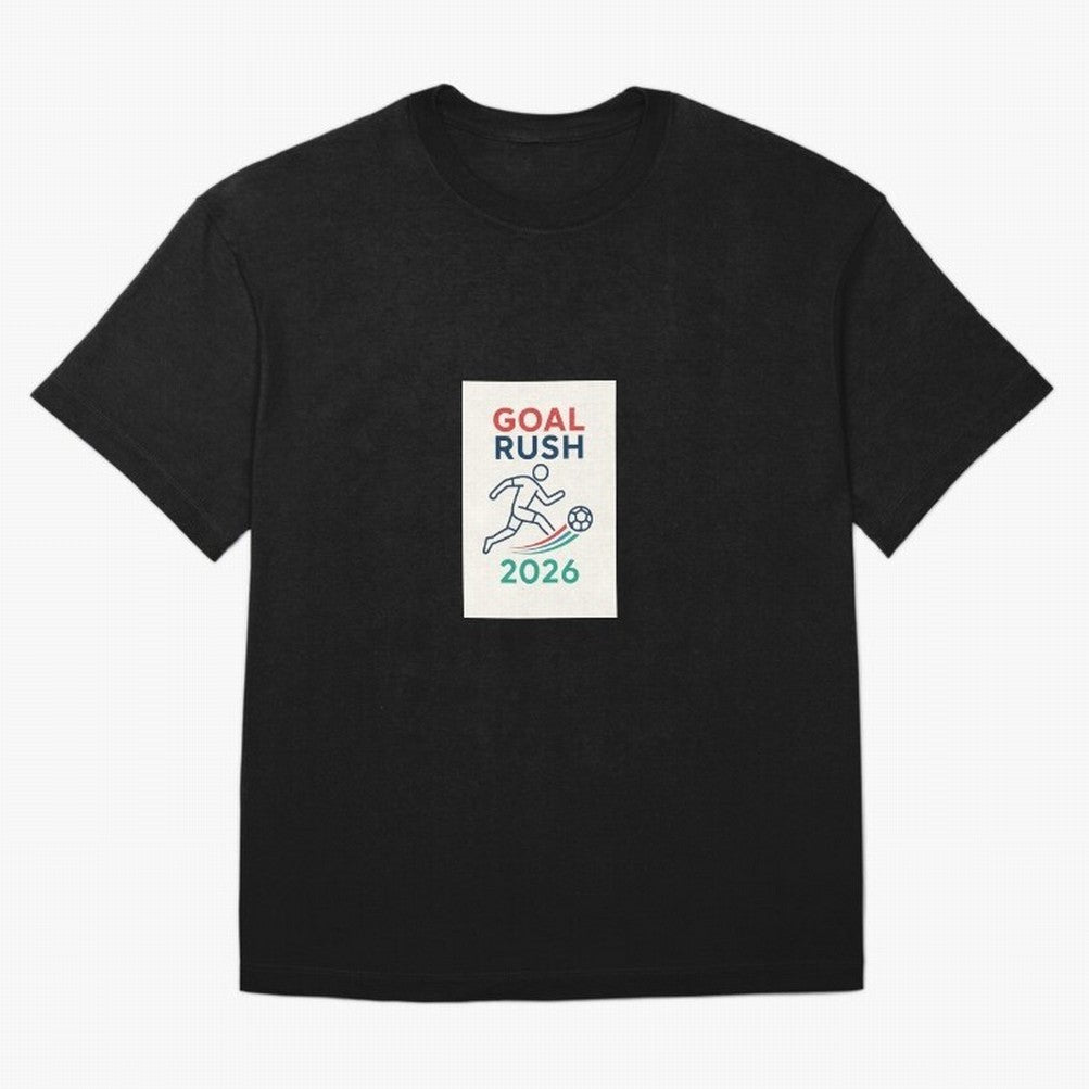 Goal Rush 2026 Classic T-Shirt Support the Legends of FIFA World Cup 2026 USA Canada Mexico Filled with CR7 and Messi, Argentina Energy, Game Day Rituals, Football Legends, Country Pride and the Road to the Final; Perfect for Supporters Who Want