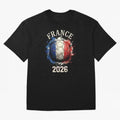 France 2026 Football Art | Vintage Tricolor Soccer Ball Splash Design Classic T-Shirt Bring a Vintage Feel to FIFA World Cup 2026 for Fans of Neymar, Haaland and Cristiano Ronaldo and France and Portugal, Bringing Supporter Pride, Iconic