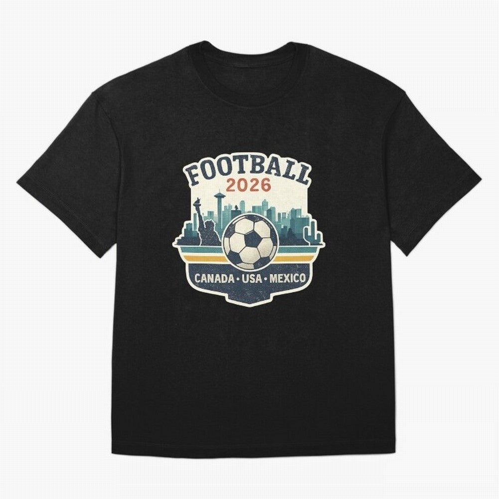 Football 2026 ¨C One World One Goal Classic T-Shirt Bring Bold Fan Energy to Match Day Hype around FIFA World Cup 2026 Group Stage, Messi, Netherlands, Global Supporter Spirit, Legendary Goals, National Colors and Tournament Celebration; Made for