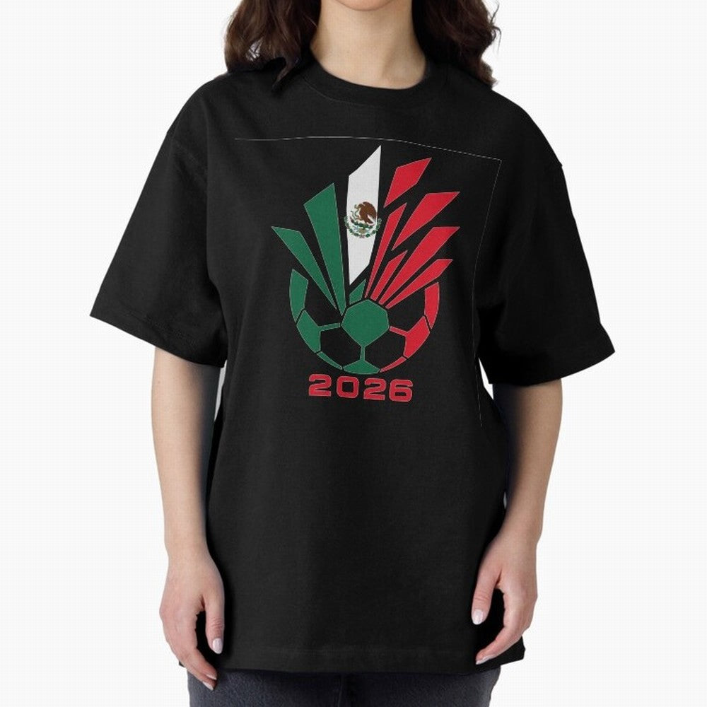 Mexican Soccer 2026 Flag Burst Emblem Classic T-Shirt Upgrade FIFA World Cup 2026 Featuring Cristiano Ronaldo, Haaland and CR7, Argentina and Brazil Energy, Global Supporter Spirit, Legendary Goals, National Colors and Tournament Celebration;