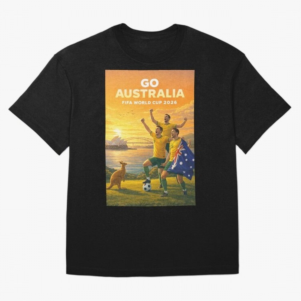 Australia Socceroos FIFA World Cup 2026 Sydney Football Australia Kangaroos Classic T-Shirt Bring a Champion Mindset to FIFA World Cup 2026 Group Stage Spirit, Highlighting Argentina, France and Brazil, Haaland and Mbappe, Championship Spirit,