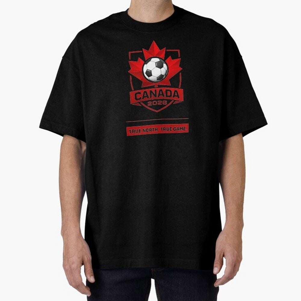 Canada Soccer 2026 Art Classic T-Shirt Experience the Global Stage of FIFA World Cup 2026 for Fans of Mbappe and Neymar and Argentina, France and Brazil, Bringing Football History, Final Match Energy, Crowd Noise and Once in a Lifetime Moments;