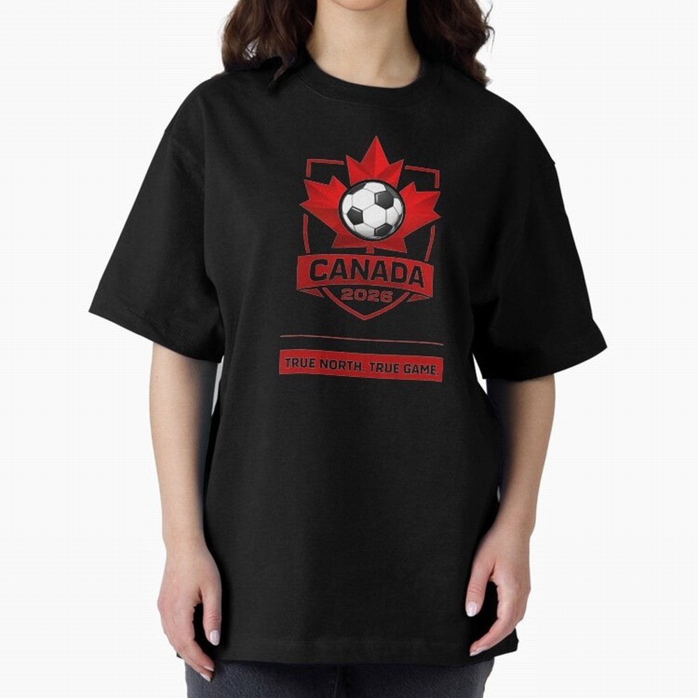 Canada Soccer 2026 Art Classic T-Shirt Experience the Global Stage of FIFA World Cup 2026 for Fans of Mbappe and Neymar and Argentina, France and Brazil, Bringing Football History, Final Match Energy, Crowd Noise and Once in a Lifetime Moments;