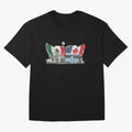 2026 World Cup Opening & Final ¨C Azteca Stadium Mexico & MetLife Stadium USA ¨C Football Design with Mexican, Canadian & US Flags Classic T-Shirt Discover Match Day Hype around FIFA World Cup 2026, Messi, Brazil, Portugal and Argentina, Fan