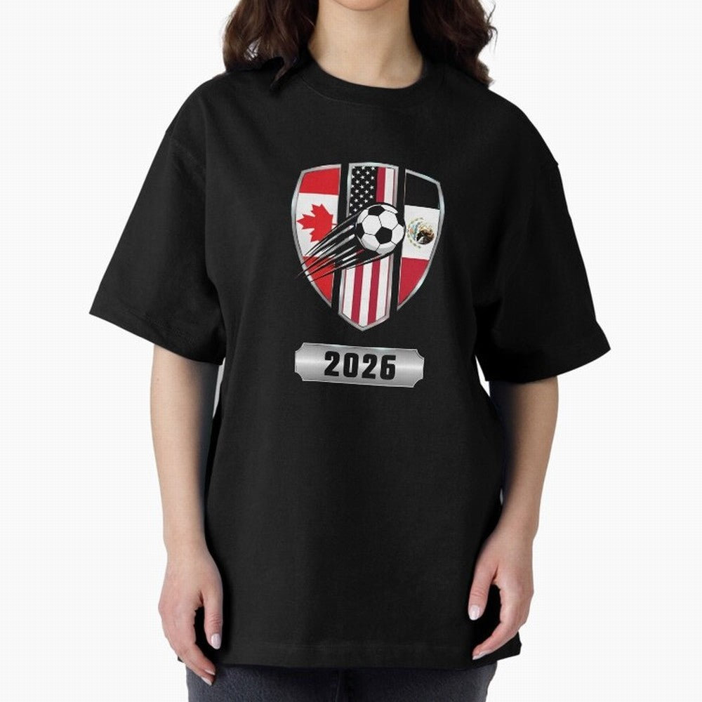 North United America Shield 2026 Cup T-Shirt_82794382 Classic T-Shirt Keep the Legacy of Global Football Passion for FIFA World Cup 2026, Centered on Haaland, England and Germany, Supporter Pride, Iconic Celebrations, Legendary Names and Global