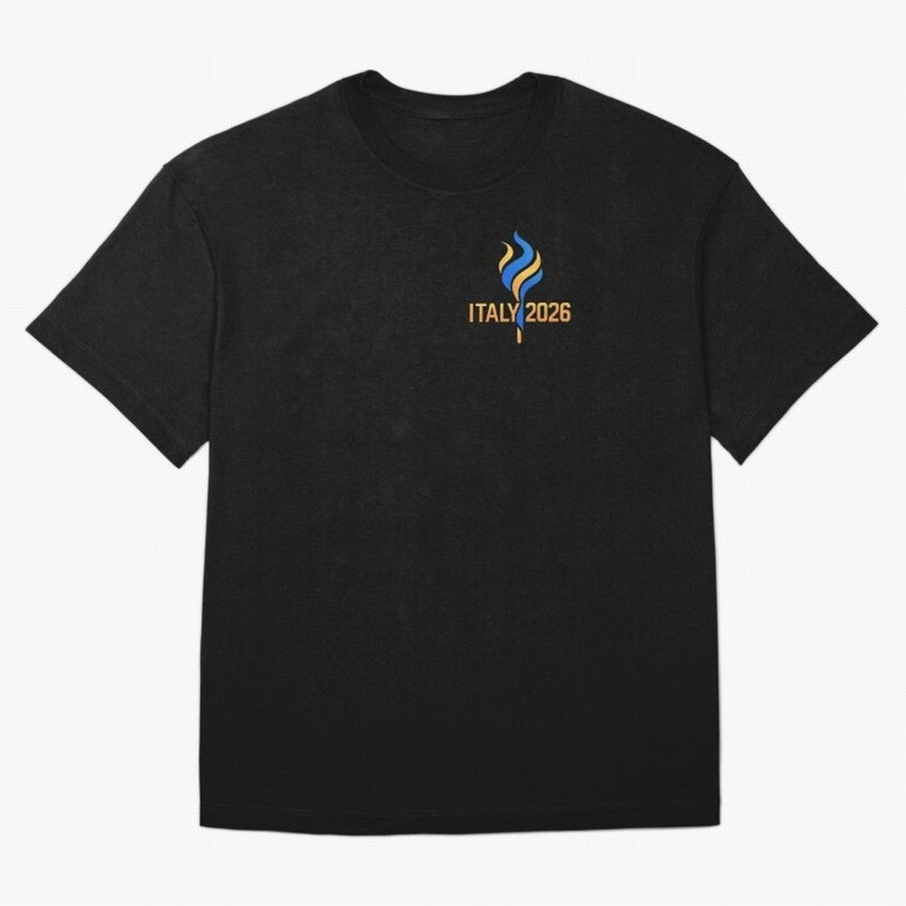 Italy 2026 Minimal Travel Logo Modern Italian Style Classic T-Shirt Experience FIFA World Cup 2026 Group Stage Spirit, Made for Argentina and Brazil, Cristiano Ronaldo, Soccer Culture, Superstar Moments, National Team Dreams and Competitive Fire;
