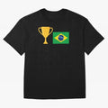 Brazil Soccer Team Fan Football Brazilian Flag 2022 T-Shirt - Brazil T shirt Soccer - Brazil Flag Vintage - Brazilian Classic T-Shirt Create FIFA World Cup 2026 Spirit, Celebrating Portugal, Spain and Germany, CR7, Worldwide Fan Energy, Dramatic