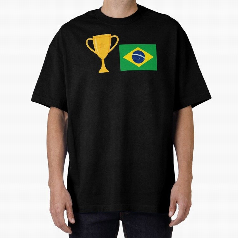 Brazil Soccer Team Fan Football Brazilian Flag 2022 T-Shirt - Brazil T shirt Soccer - Brazil Flag Vintage - Brazilian Classic T-Shirt Create FIFA World Cup 2026 Spirit, Celebrating Portugal, Spain and Germany, CR7, Worldwide Fan Energy, Dramatic