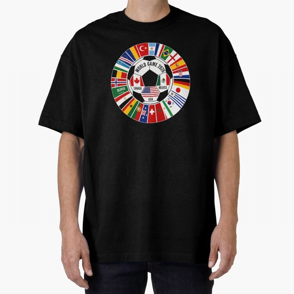 2026 Soccer Cup, Football World Tournament Classic T-Shirt Support the Legends of FIFA World Cup 2026 USA Canada Mexico Spirit, Inspired by Brazil, Portugal and Argentina, Messi, Neymar and Mbappe, Goal Celebration Energy, Supporter Heritage,