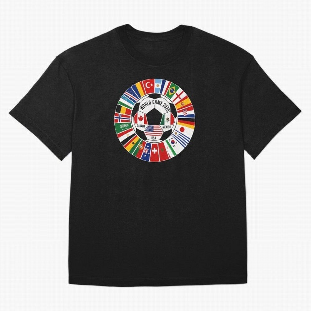 2026 Soccer Cup, Football World Tournament Classic T-Shirt Support the Legends of FIFA World Cup 2026 USA Canada Mexico Spirit, Inspired by Brazil, Portugal and Argentina, Messi, Neymar and Mbappe, Goal Celebration Energy, Supporter Heritage,