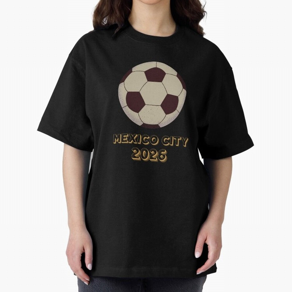 Soccer 2026 Mexico City tee Classic T-Shirt Honor Football Greatness during FIFA World Cup 2026 for Fans of Messi and Cristiano Ronaldo and Spain and Netherlands, Bringing Global Supporter Spirit, Legendary Goals, National Colors and Tournament