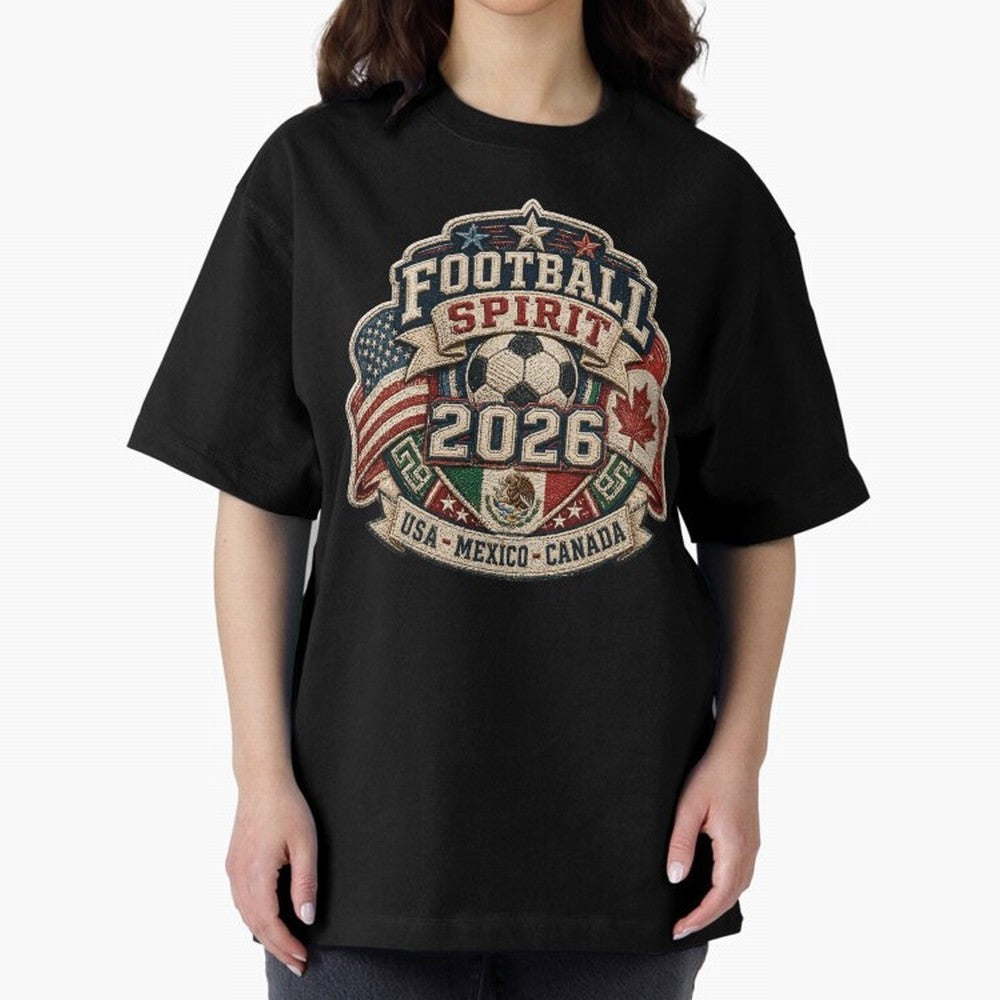 Football 2026 USA Mexico Canada Soccer Championship Fan Art Classic T-Shirt Capture Stadium Memories from Match Day Hype around FIFA World Cup 2026 USA Canada Mexico, Messi, Argentina and Brazil, Match Day Excitement, Supporter Culture, Golden