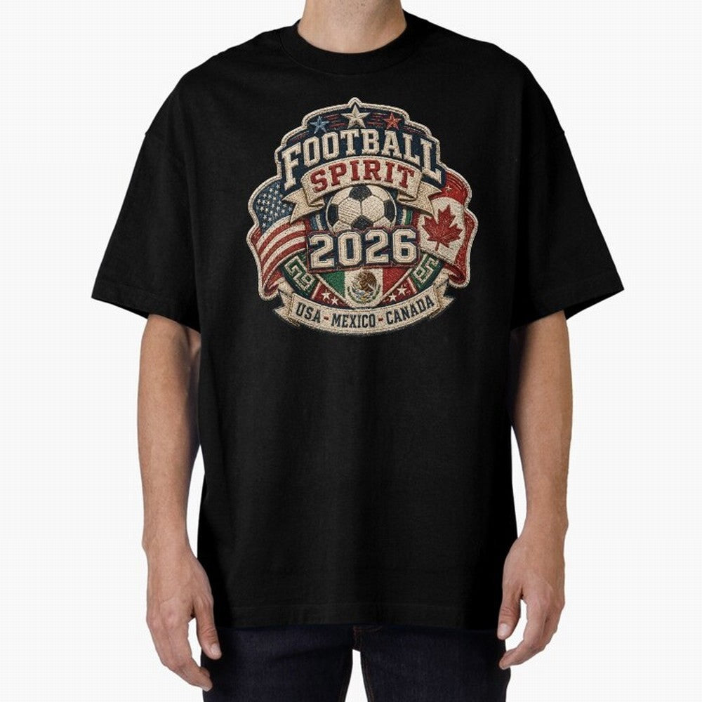 Football 2026 USA Mexico Canada Soccer Championship Fan Art Classic T-Shirt Capture Stadium Memories from Match Day Hype around FIFA World Cup 2026 USA Canada Mexico, Messi, Argentina and Brazil, Match Day Excitement, Supporter Culture, Golden