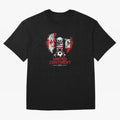 Glitched North America Eagle World Cup Soccer 2026 T-Shirt_83958408 Classic T-Shirt Capture FIFA World Cup 2026 Spirit, Centered on Portugal, Haaland and Mbappe, Football History, Final Match Energy, Crowd Noise and Once in a Lifetime Moments;