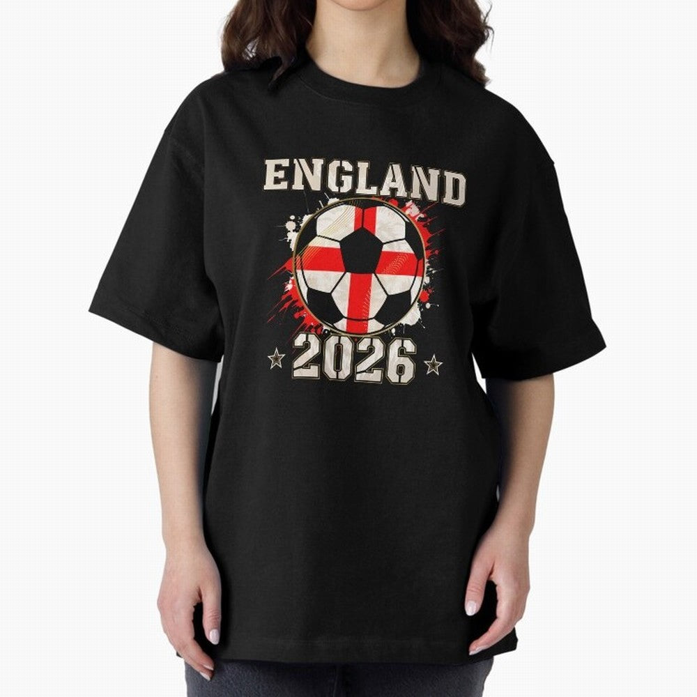 Front Print England Soccer World Cup 2026 - English Fan Gift T-Shirt_84562392 Classic T-Shirt Live for the Drama of FIFA World Cup 2026 Group Stage Spirit, Inspired by France and Portugal, Messi, Neymar and Mbappe, Soccer Culture, Superstar