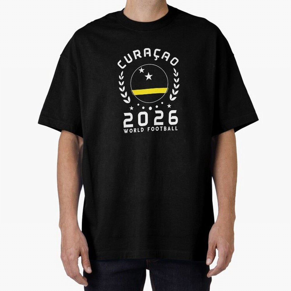 World Cup 2026 Curacao Football Fan Curacaoan Supporter T-Shirt_85310550 Classic T-Shirt Upgrade the FIFA World Cup 2026 USA Canada Mexico Journey through Cristiano Ronaldo Highlights, England and Germany Pride, Football Passion, Legendary