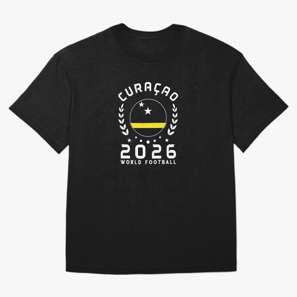 World Cup 2026 Curacao Football Fan Curacaoan Supporter T-Shirt_85310550 Classic T-Shirt Upgrade the FIFA World Cup 2026 USA Canada Mexico Journey through Cristiano Ronaldo Highlights, England and Germany Pride, Football Passion, Legendary