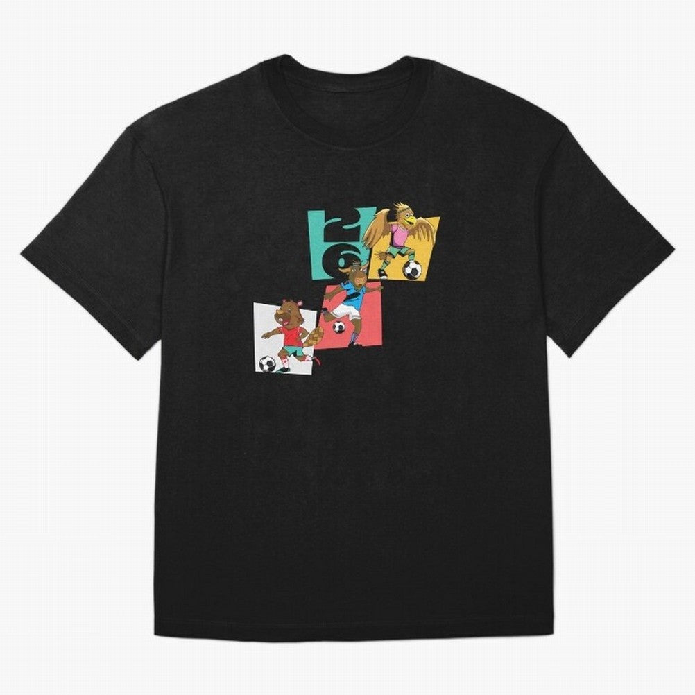North America Mascots 2 T-Shirt_83568192 Classic T-Shirt Relive the Noise and Pride of Global Football Passion for FIFA World Cup 2026, Featuring Cristiano Ronaldo, Portugal, Vintage Soccer Flavor, Modern Football Stars, National Flags and Final