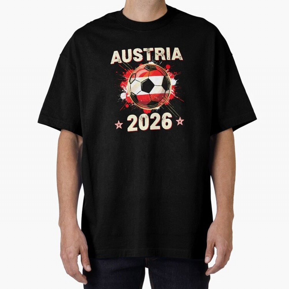 World Cup 2026 Austria Soccer Ball North America - Austrian Fan Gift T-Shirt_85028223 Classic T-Shirt Bring Global Tournament Vibes to Global Football Passion for FIFA World Cup 2026 Group Stage, Celebrating Messi and Cristiano Ronaldo, Portugal,