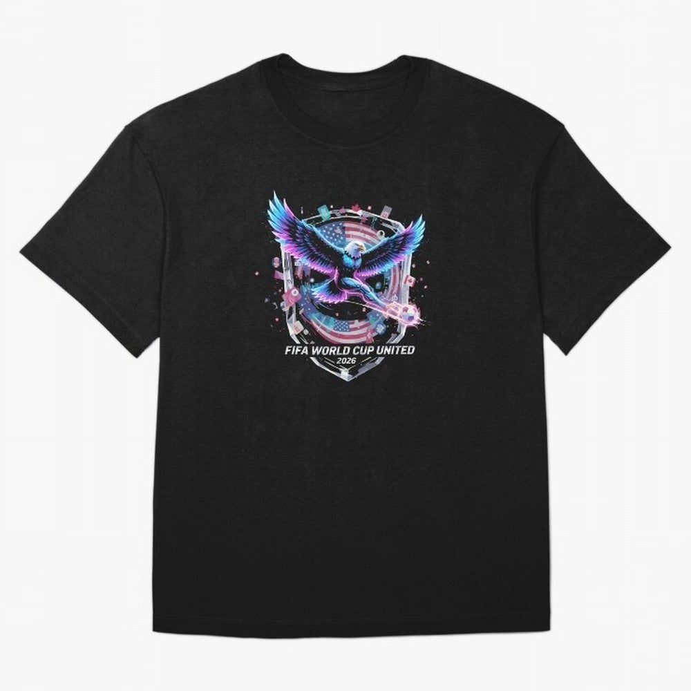 FIFA World Cup 2026 United Eagle Soccer Art T-Shirt_86867742 Classic T-Shirt Celebrate Classic Football Spirit in the FIFA World Cup 2026 USA Canada Mexico Journey through Cristiano Ronaldo Highlights, France and Portugal Pride, Game Day Rituals,