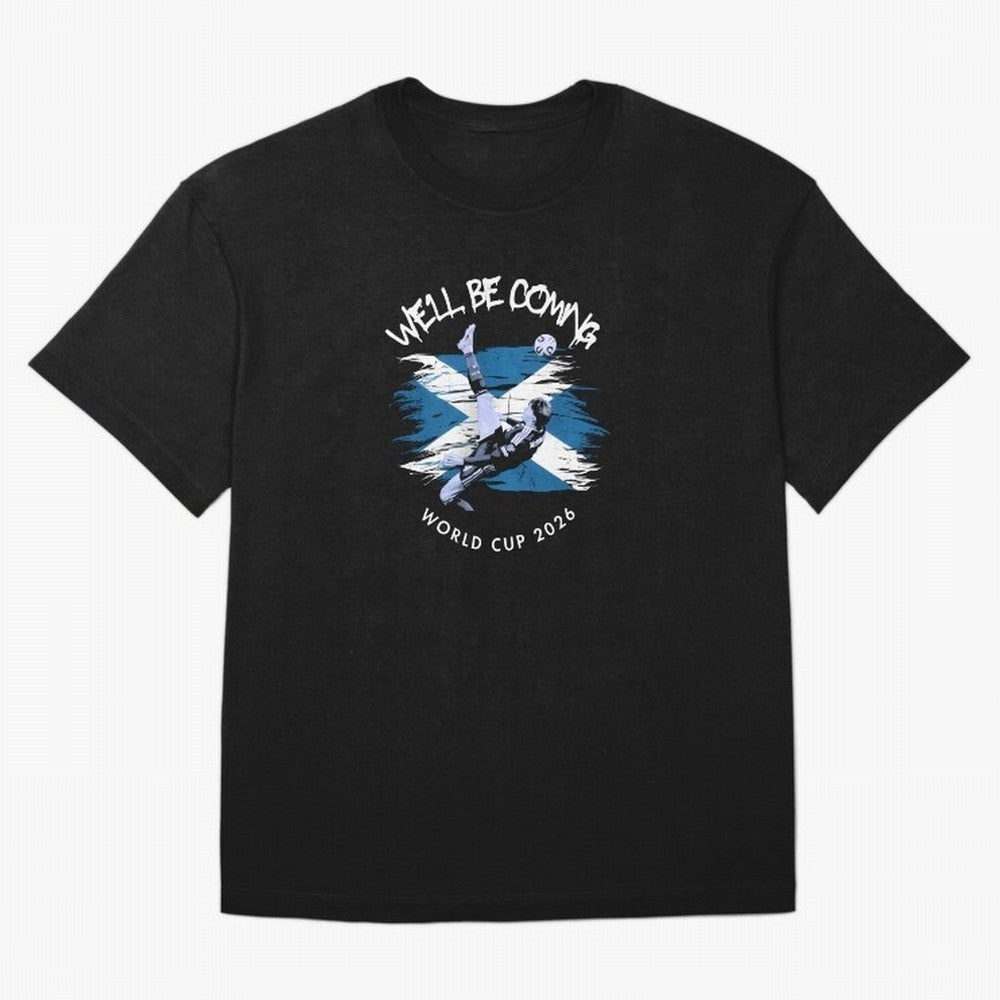 We'll be coming 2026 - Tartan Army Returns T-Shirt_83870751 Classic T-Shirt Get Ready for FIFA World Cup 2026 USA Canada Mexico Spirit, Built around Brazil, Messi, CR7 and Mbappe, Game Day Rituals, Football Legends, Country Pride and the Road to