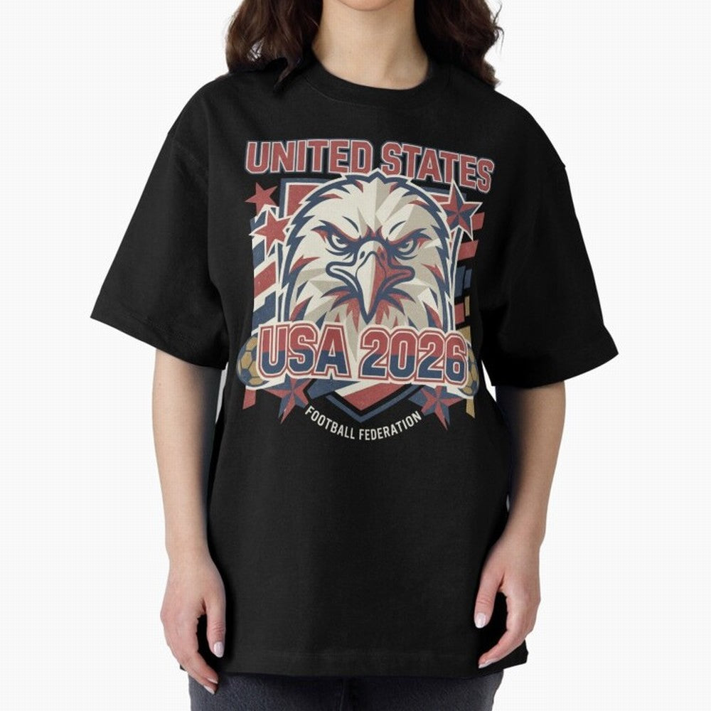 USA 2026 Retro Vintage World Cup Classic T-Shirt Stand Out with Spirit from Global Football Passion for FIFA World Cup 2026 USA Canada Mexico, Capturing Messi and Cristiano Ronaldo, England, Vintage Soccer Flavor, Modern Football Stars, National