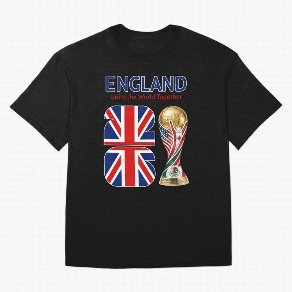 World Cup 2026, IMG 029, ENGLAND 001 Classic T-Shirt Enjoy FIFA World Cup 2026 USA Canada Mexico Filled with Neymar, Haaland and Cristiano Ronaldo, Argentina and Brazil Energy, Fan Favorite Moments, National Team Passion, Big Match Drama and Soccer