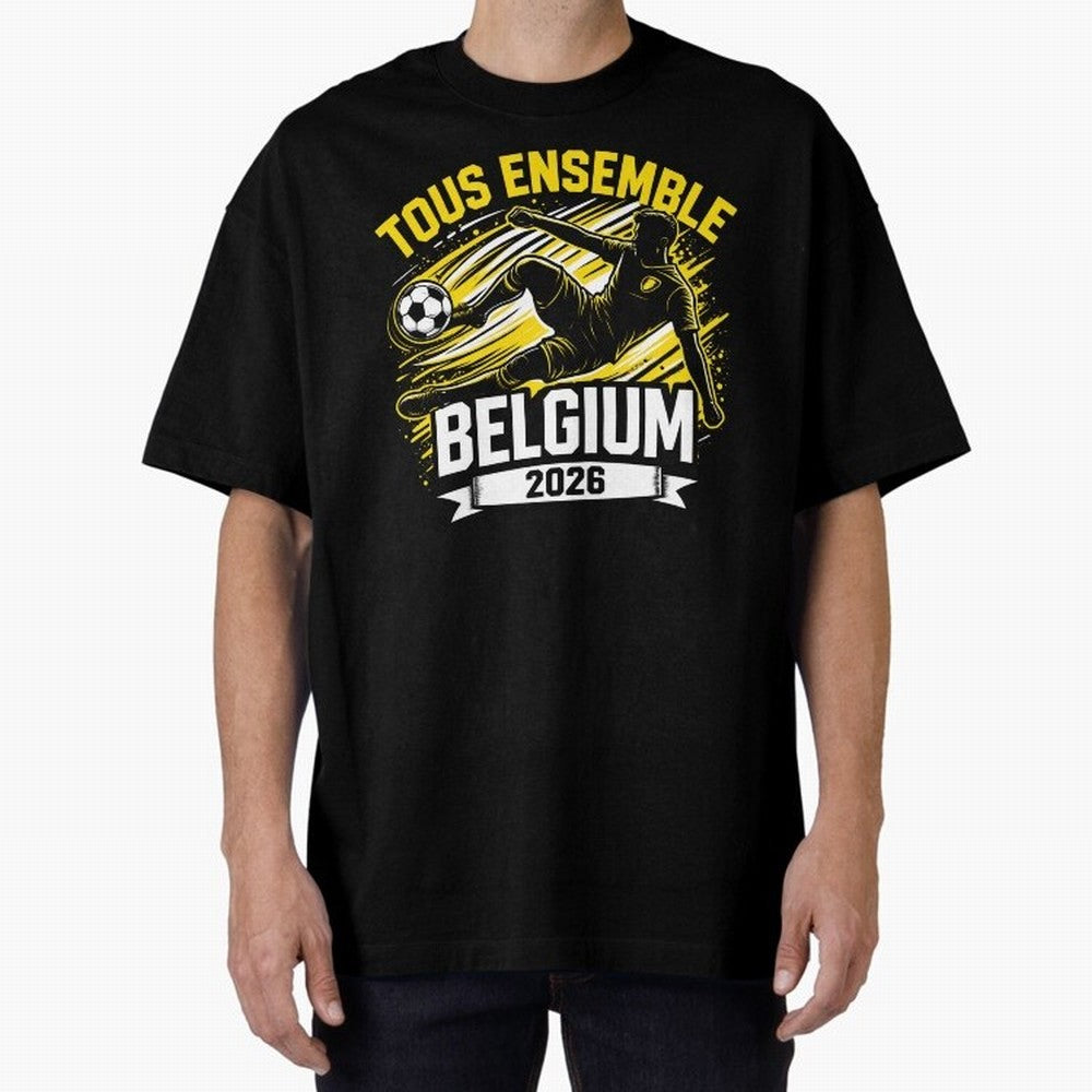 Belgium Fan Art World Cup 2026 Classic T-Shirt Represent Fans Who Live for FIFA World Cup 2026 Group Stage Spirit, Featuring France, Messi, Match Day Excitement, Supporter Culture, Golden Goals and Global Football Passion; Great for Supporters Who