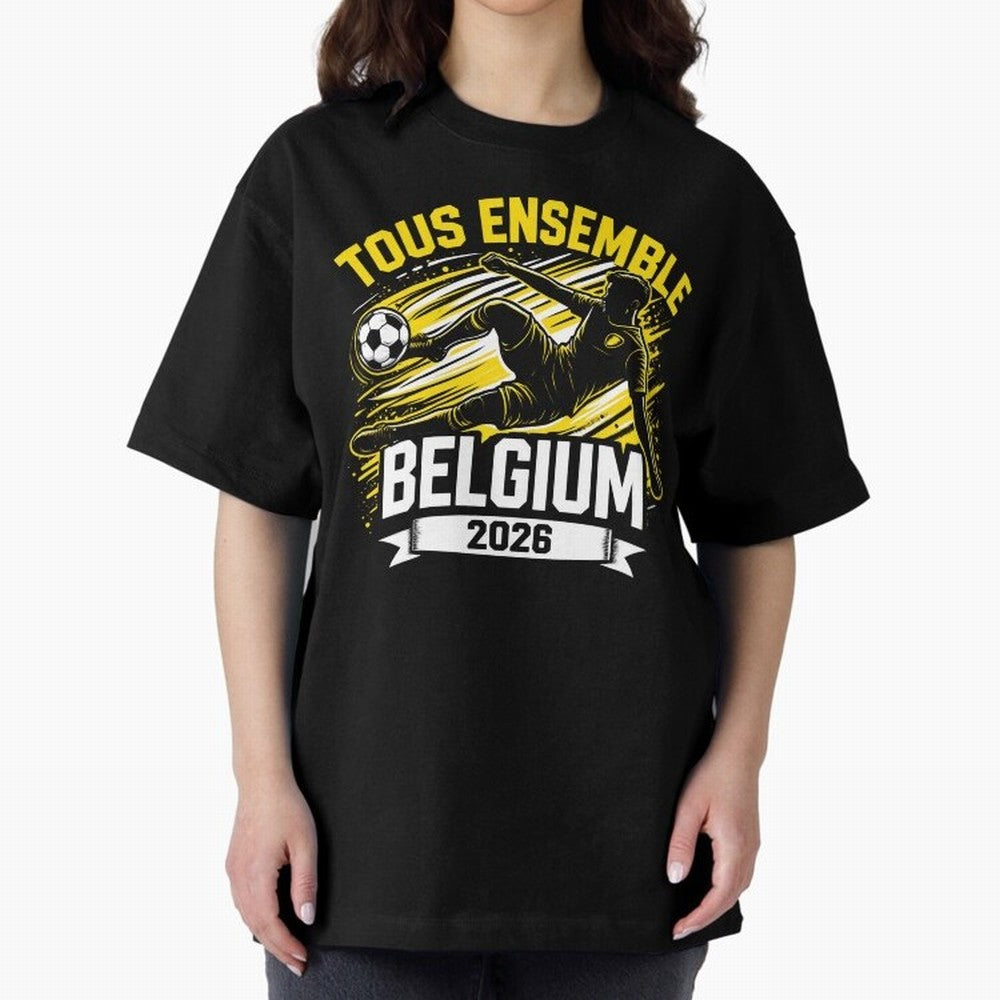 Belgium Fan Art World Cup 2026 Classic T-Shirt Represent Fans Who Live for FIFA World Cup 2026 Group Stage Spirit, Featuring France, Messi, Match Day Excitement, Supporter Culture, Golden Goals and Global Football Passion; Great for Supporters Who