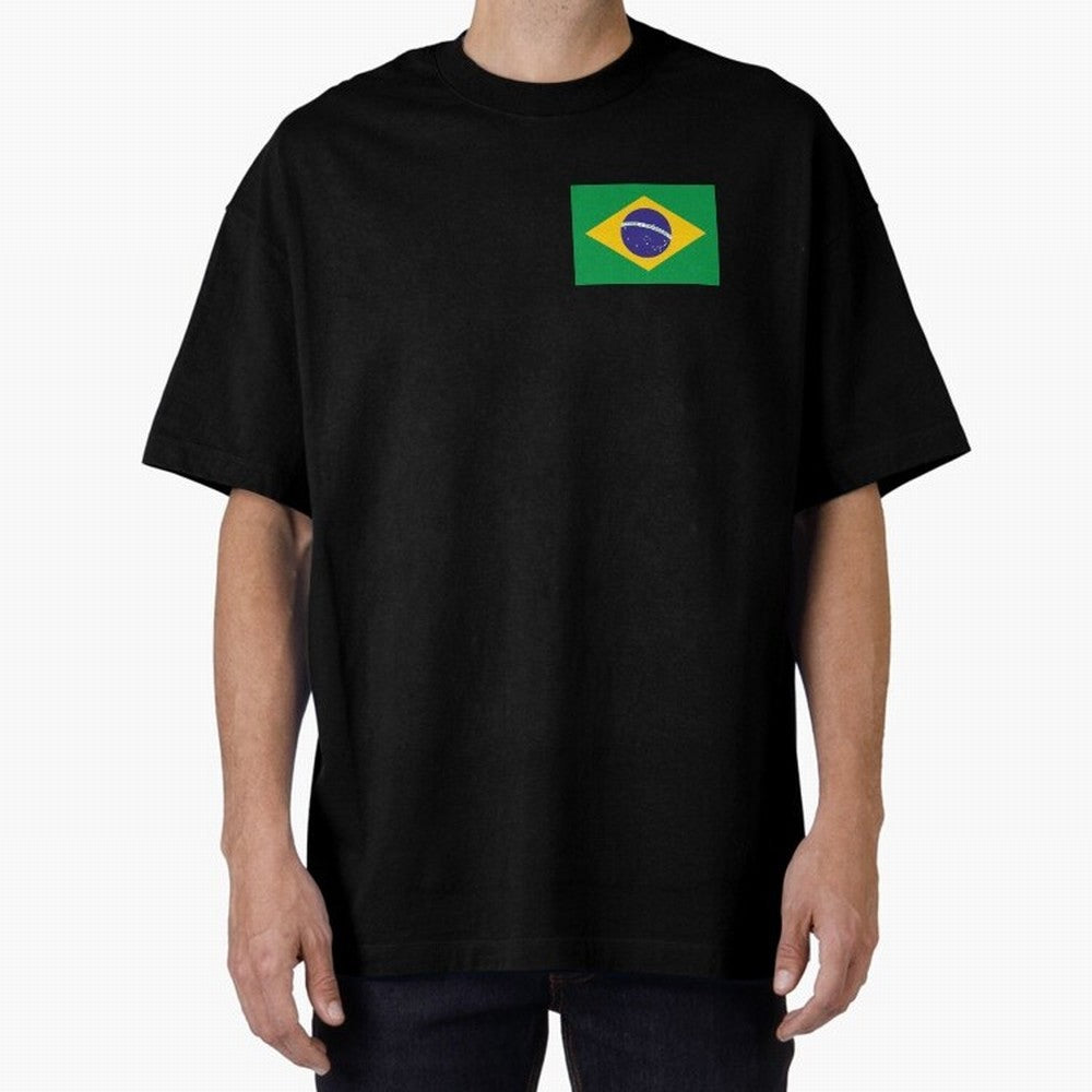 Brazil Flag Classic T-Shirt Bring World Football Passion into Global Football Passion for FIFA World Cup 2026, Built around Neymar, Haaland and Cristiano Ronaldo, England, France and Netherlands, Goal Celebration Energy, Supporter Heritage,