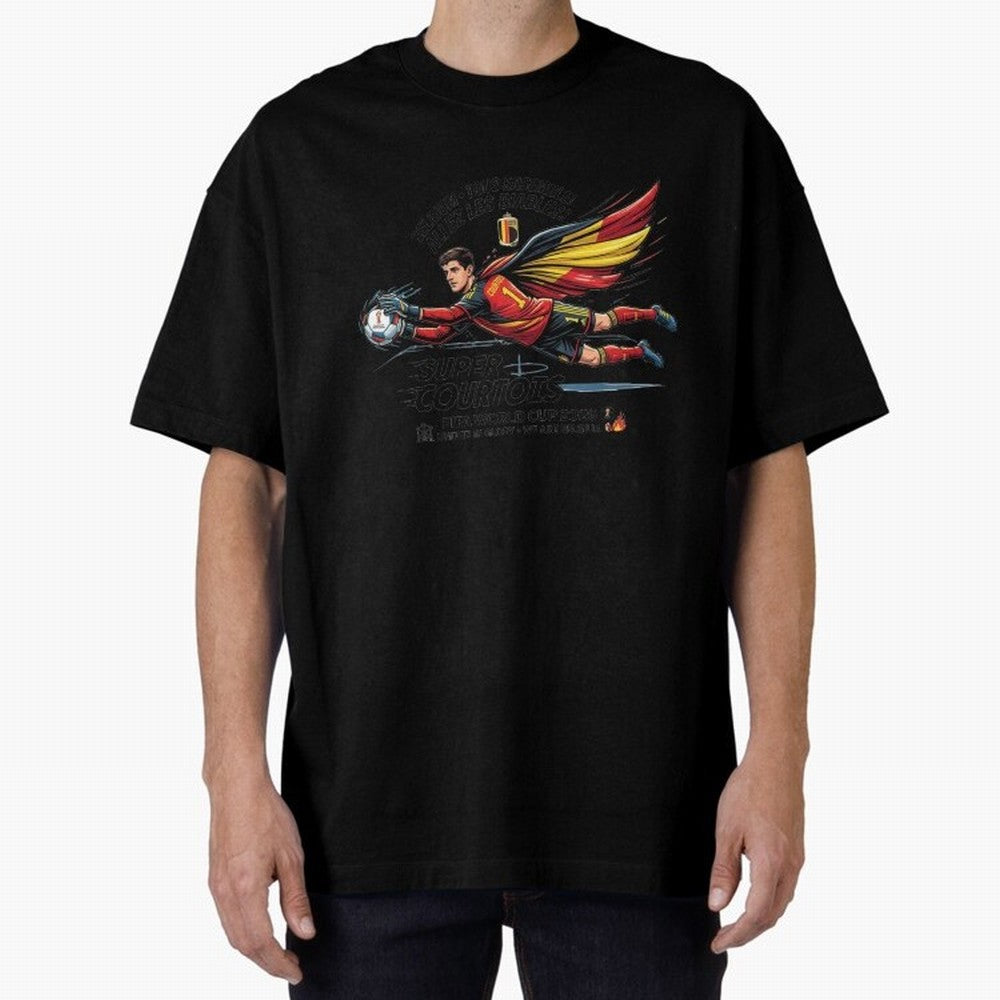 Thibaut Courtois Fan Art Classic T-Shirt Get Ready for Global Football Passion for FIFA World Cup 2026, Driven by Messi, Brazil, Worldwide Fan Energy, Dramatic Goals, Stadium Lights and Championship Celebrations; Perfect for Fans, Collectors,