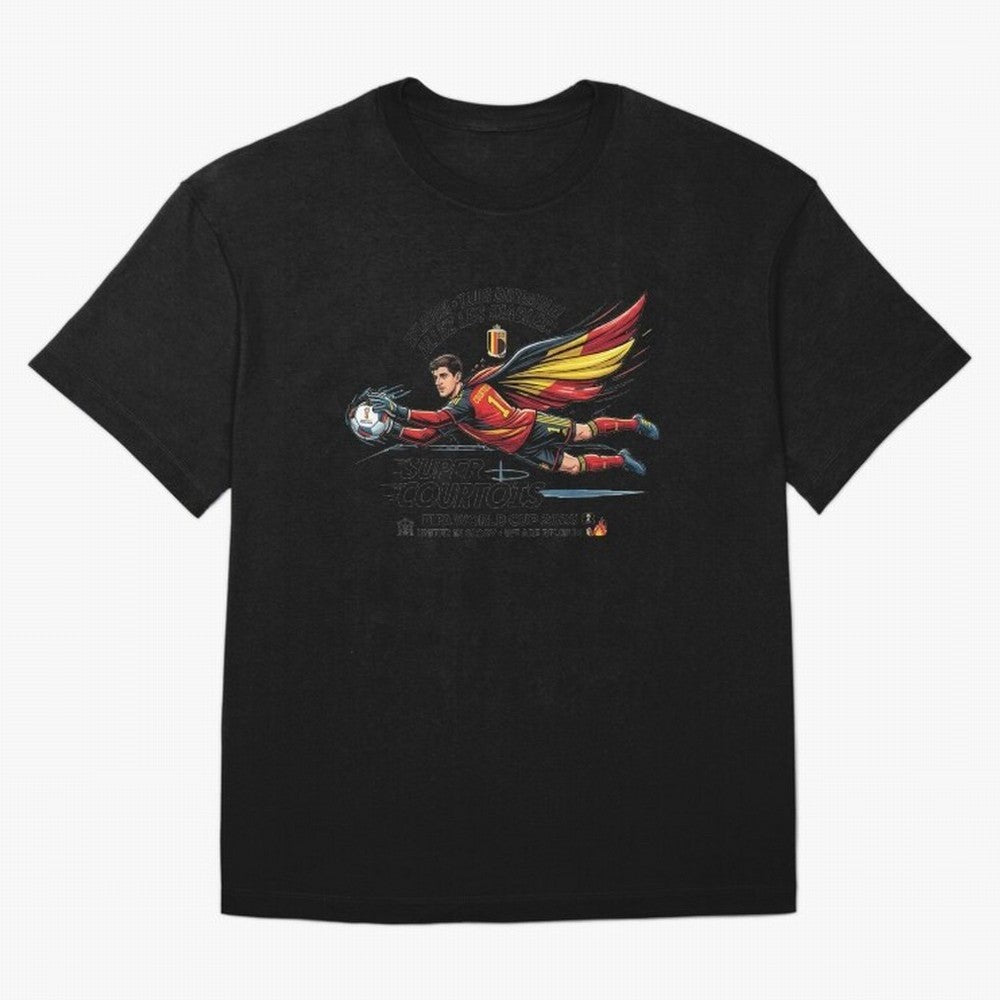 Thibaut Courtois Fan Art Classic T-Shirt Get Ready for Global Football Passion for FIFA World Cup 2026, Driven by Messi, Brazil, Worldwide Fan Energy, Dramatic Goals, Stadium Lights and Championship Celebrations; Perfect for Fans, Collectors,