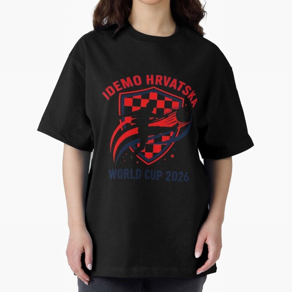 Croatia World Cup 2026 Fan Art Classic T-Shirt Join the Global Buzz around FIFA World Cup 2026 Spirit, with Germany, Messi, Match Day Excitement, Supporter Culture, Golden Goals and Global Football Passion; Made for Die Hard Supporters, Soccer