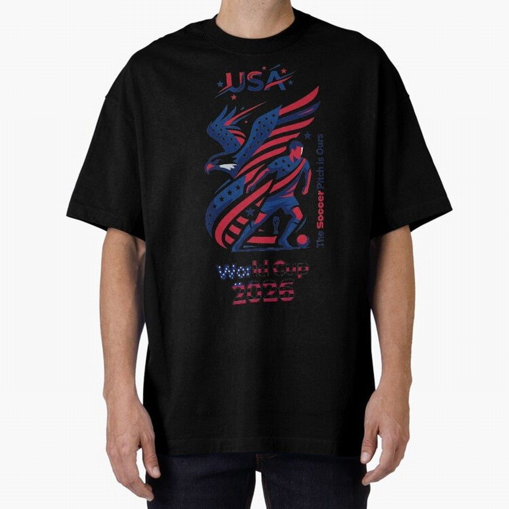 USA Soccer Shirt 2026 - Heritage Eagle World Cup Fan Tee - Premium Gildan Softstyle Unisex Football T-Shirt - United States Supporter Gear Classic T-Shirt Honor the FIFA World Cup 2026 Journey through Messi, CR7 and Mbappe Highlights, Brazil,