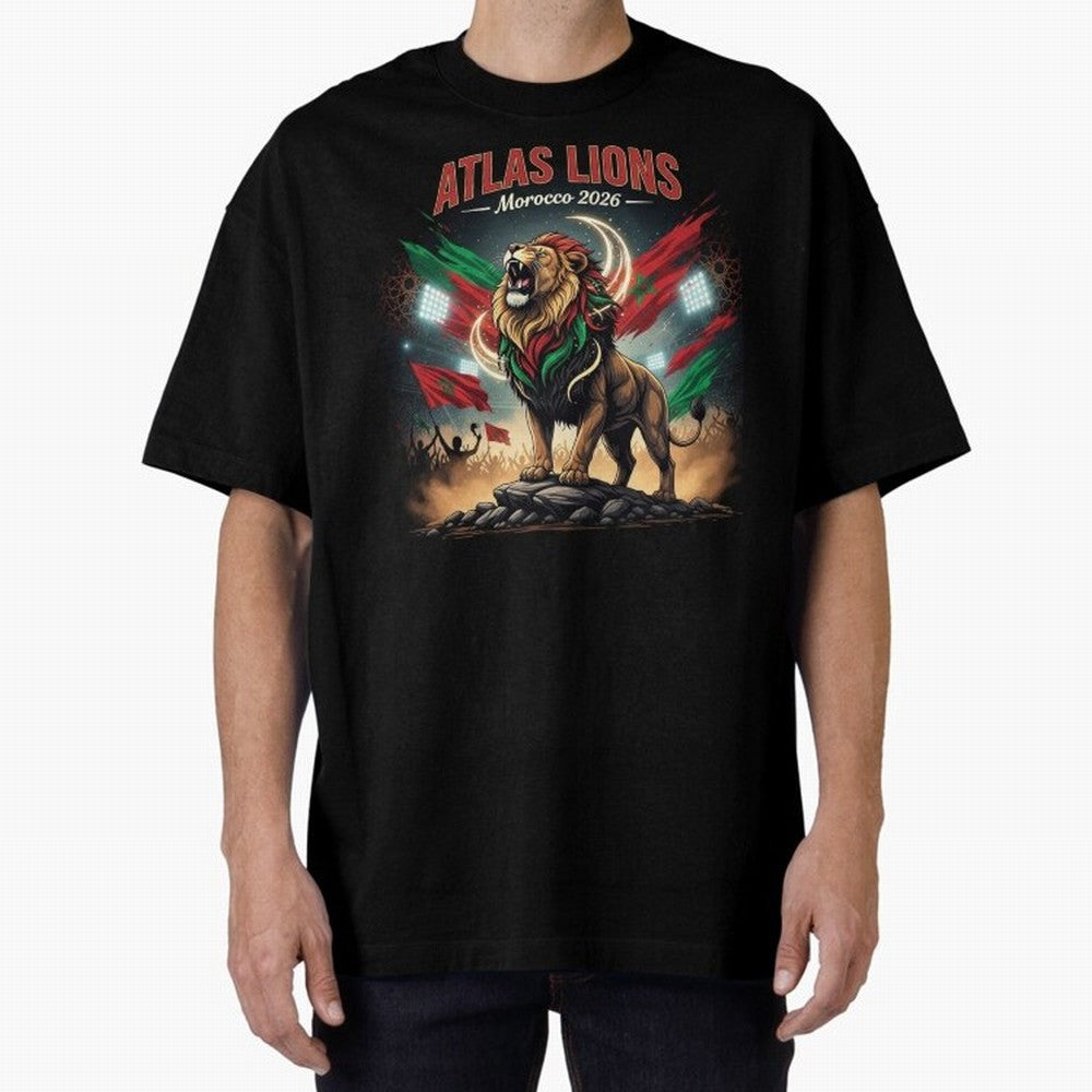 Atlas Lions - Morocco Football Team ready for the World Cup Classic T-Shirt Spotlight FIFA World Cup 2026 Group Stage for Fans of Mbappe and England, France and Netherlands, Bringing Classic Soccer Heritage, Championship Pressure, Fan Loyalty and