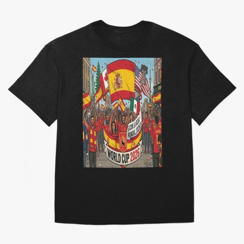 Spain Classic T-Shirt Support Iconic Players in FIFA World Cup 2026 for Fans of Cristiano Ronaldo and England and Germany, Bringing Global Supporter Spirit, Legendary Goals, National Colors and Tournament Celebration; Made for Collectors Who Enjoy