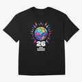2026 Colorful Soccer Ball USA Canada Mexico 26 Classic T-Shirt Represent Football Lovers during Global Football Passion for FIFA World Cup 2026, Filled with Mbappe and Neymar, Portugal, Spain and Germany, Champion Mindset, Group Stage Buzz,