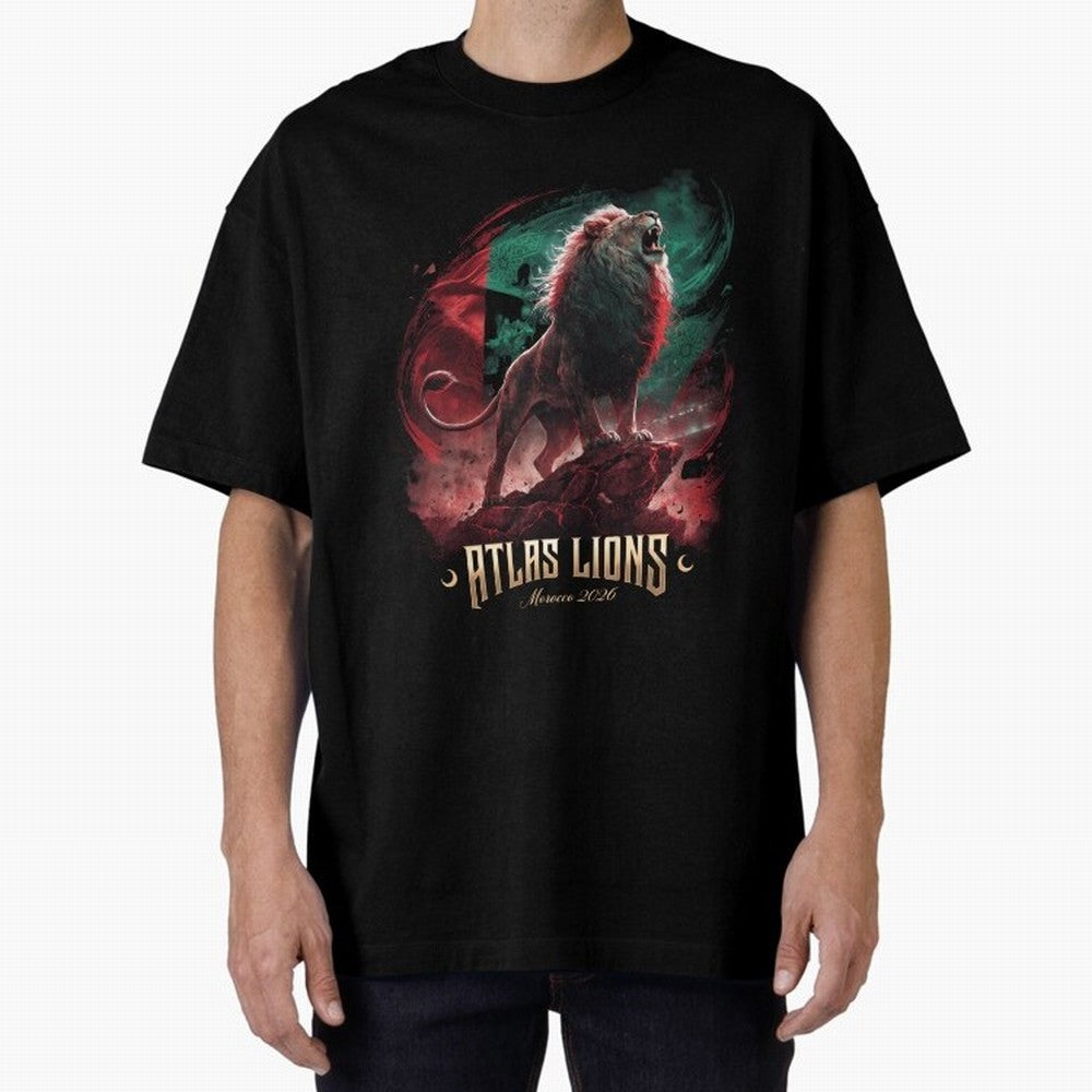 Morocco - The Atlas Lions Classic T-Shirt Back the Journey through the FIFA World Cup 2026 USA Canada Mexico Journey through Cristiano Ronaldo, Haaland and CR7 Highlights, Argentina and Brazil Pride, Soccer Culture, Superstar Moments, National Team