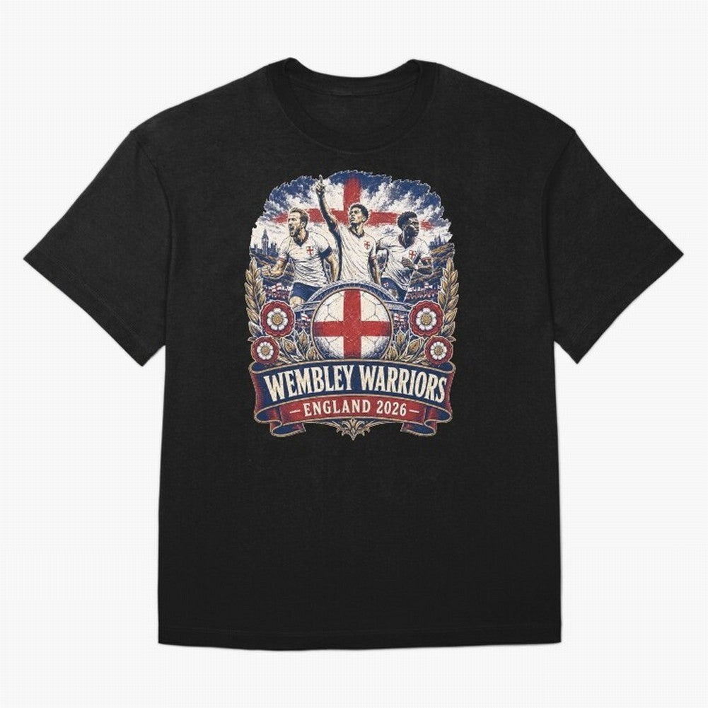 Wembley Warriors Classic T-Shirt Mark FIFA World Cup 2026 Group Stage Inspired by Cristiano Ronaldo, Spain Energy, Soccer Culture, Superstar Moments, National Team Dreams and Competitive Fire; Ideal for Passionate Fans Who Love Underdog Stories,