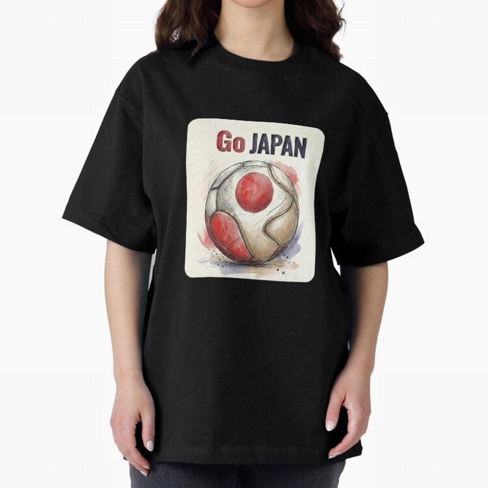 Go Japan Soccer Ball Flag | Japanese Football Fan Graphic Tee Classic T-Shirt Bring Home Global Football Passion for FIFA World Cup 2026, Connected to Haaland, Portugal, Spain and Germany, Retro Football Energy, Iconic Rivalries, Trophy Chase Drama