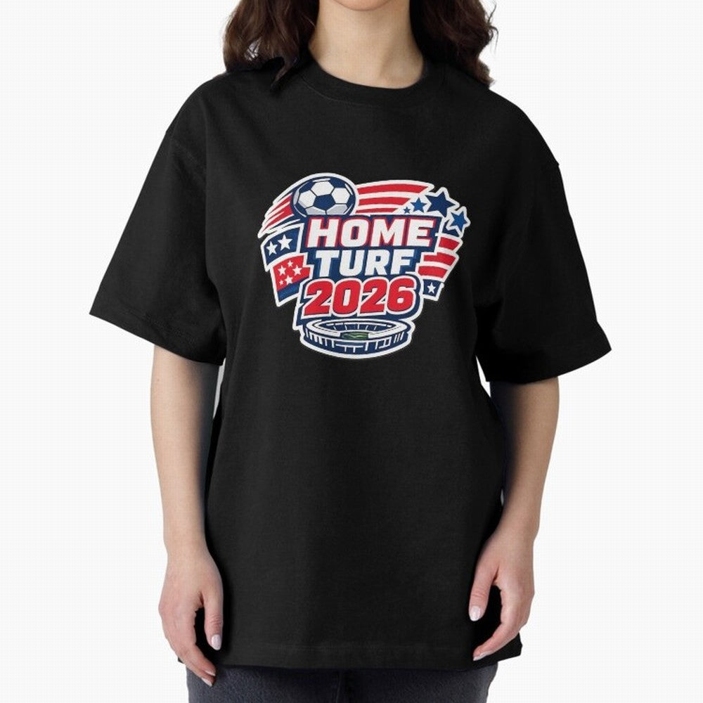 USA FIFA WORLD CUP 2026 ¨C Home Turf Soccer Style Classic T-Shirt Show Your Stadium Side during Match Day Hype around FIFA World Cup 2026 USA Canada Mexico, Messi and Cristiano Ronaldo, Brazil, Football Festival Excitement, Trophy Ambitions,