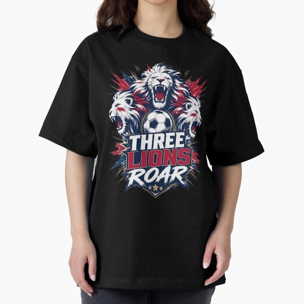 Three Lions Roar England World Cup 26 Tee Classic T-Shirt Showcase Match Day Hype around FIFA World Cup 2026, Messi, CR7 and Mbappe, England and Germany, Game Day Rituals, Football Legends, Country Pride and the Road to the Final; Built for