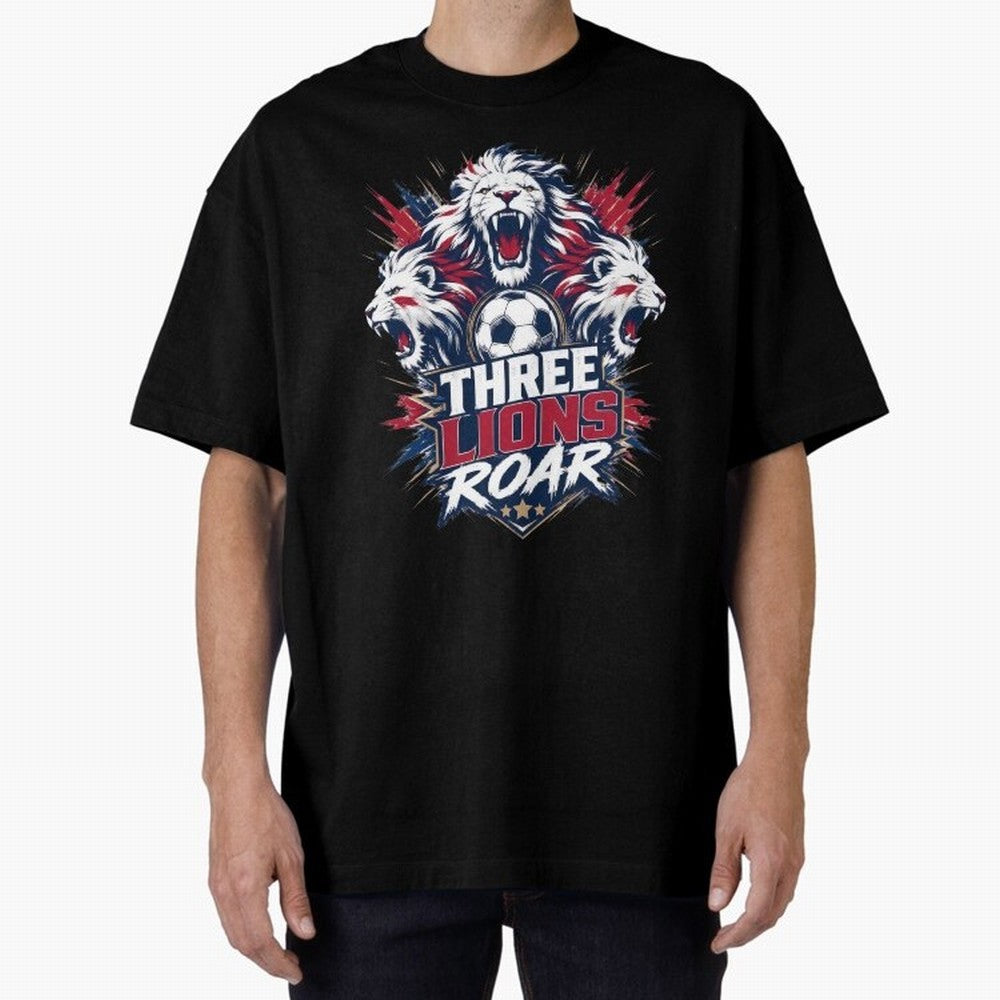 Three Lions Roar England World Cup 26 Tee Classic T-Shirt Showcase Match Day Hype around FIFA World Cup 2026, Messi, CR7 and Mbappe, England and Germany, Game Day Rituals, Football Legends, Country Pride and the Road to the Final; Built for