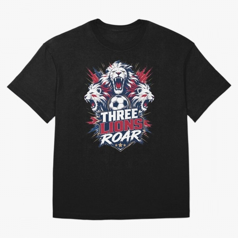 Three Lions Roar England World Cup 26 Tee Classic T-Shirt Showcase Match Day Hype around FIFA World Cup 2026, Messi, CR7 and Mbappe, England and Germany, Game Day Rituals, Football Legends, Country Pride and the Road to the Final; Built for