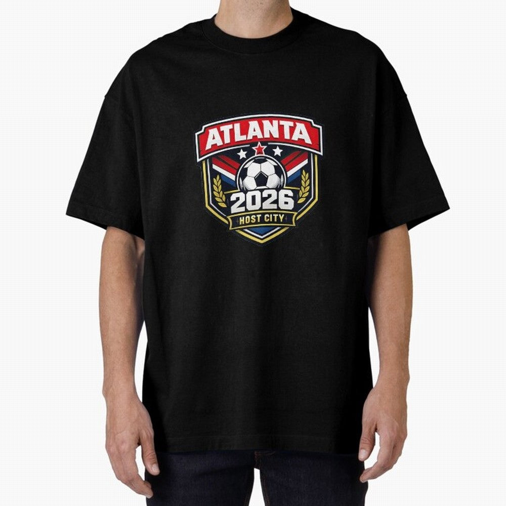 Global Cup 2026 Host City Badge Atlanta Classic T-Shirt Show Championship Spirit for FIFA World Cup 2026 Group Stage Built around CR7 and Messi, Argentina Energy, Stadium Chants, National Pride, Trophy Dreams and Unforgettable Football Memories;