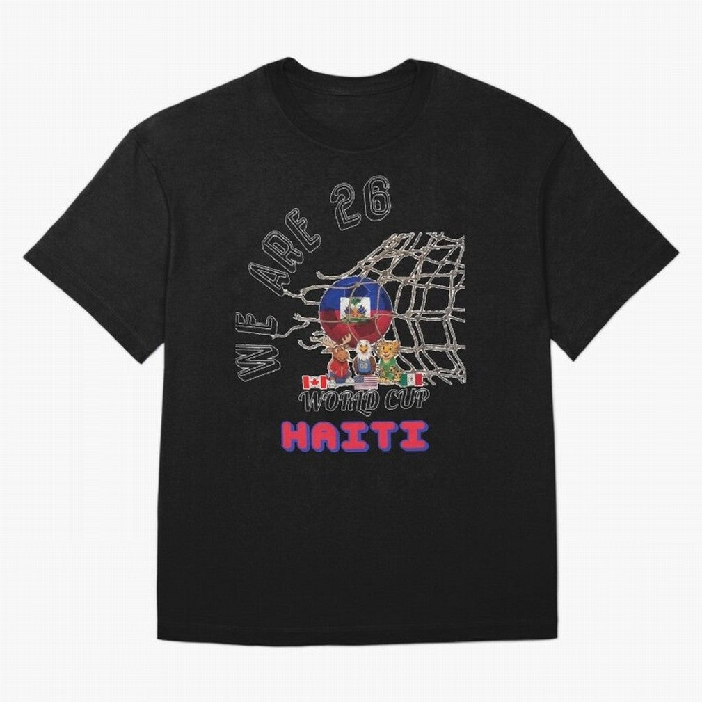 World cup 26 - Haiti Classic T-Shirt Celebrate Every Goal in the FIFA World Cup 2026 Group Stage Journey through Cristiano Ronaldo Highlights, Argentina Pride, Championship Spirit, Famous Goals, Roaring Crowds and International Football Unity;