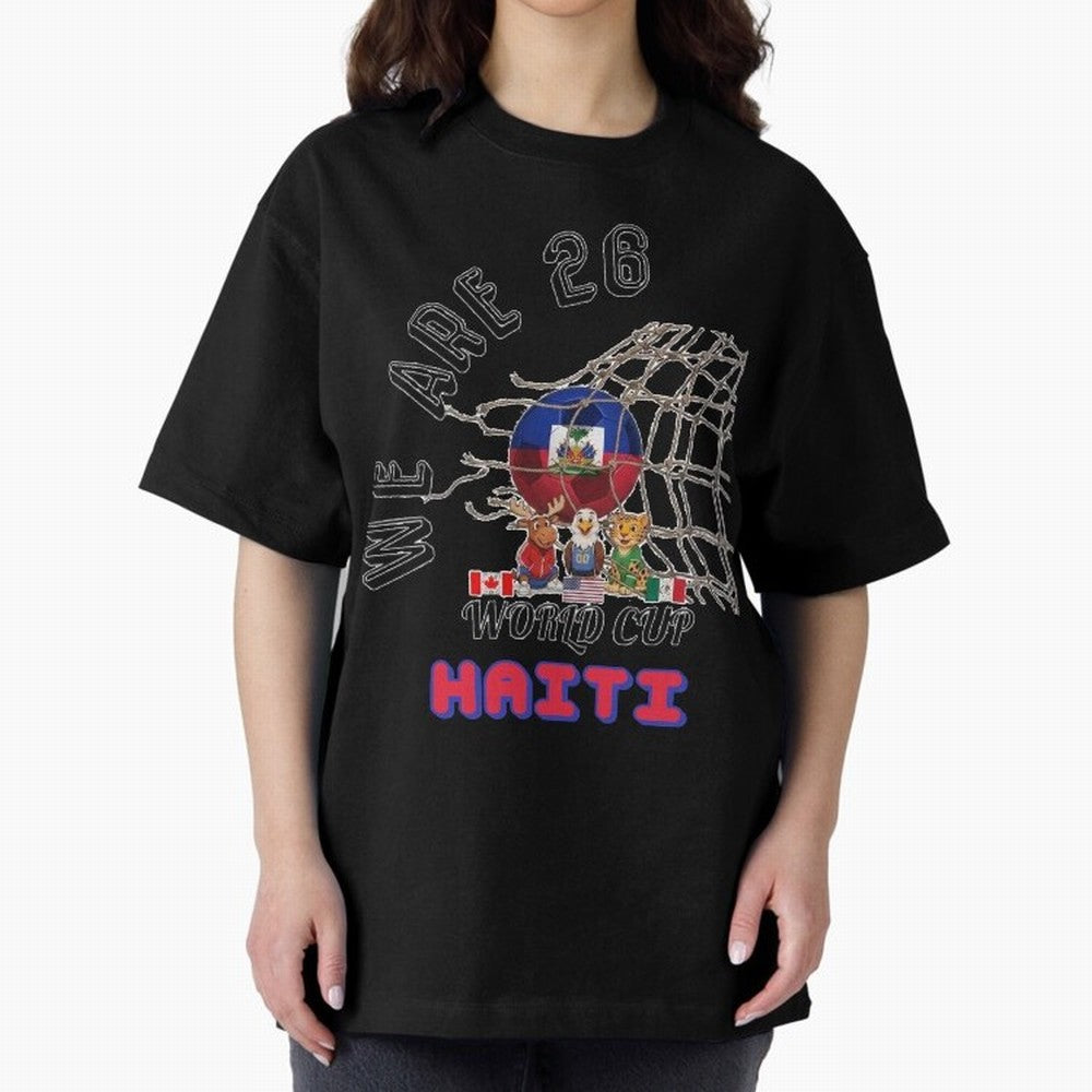 World cup 26 - Haiti Classic T-Shirt Celebrate Every Goal in the FIFA World Cup 2026 Group Stage Journey through Cristiano Ronaldo Highlights, Argentina Pride, Championship Spirit, Famous Goals, Roaring Crowds and International Football Unity;