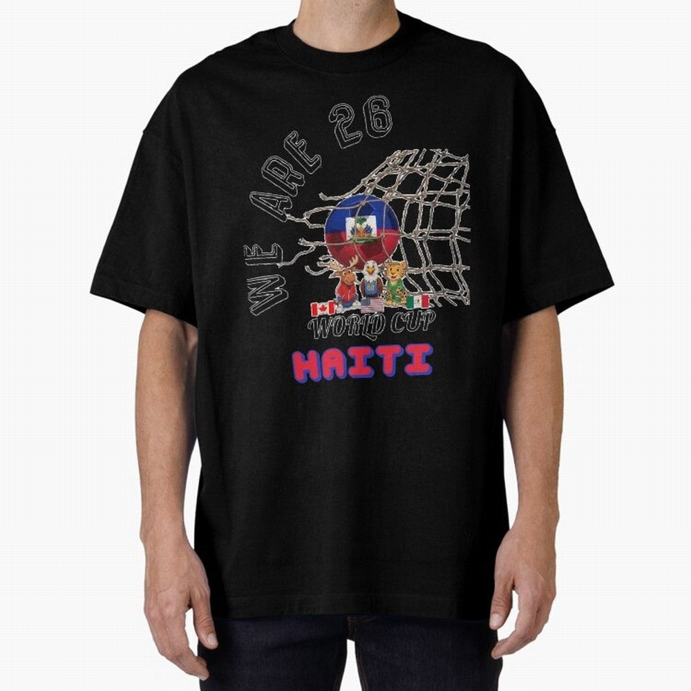 World cup 26 - Haiti Classic T-Shirt Celebrate Every Goal in the FIFA World Cup 2026 Group Stage Journey through Cristiano Ronaldo Highlights, Argentina Pride, Championship Spirit, Famous Goals, Roaring Crowds and International Football Unity;